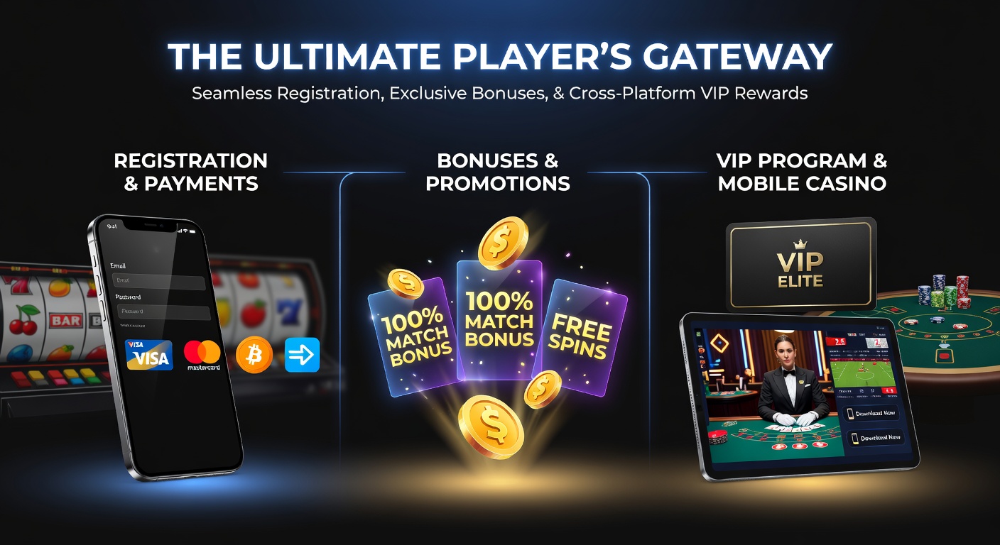 Vibrant mobile screen displaying interconnected casino games, sports betting odds, and VIP reward ladders glowing with bonus icons