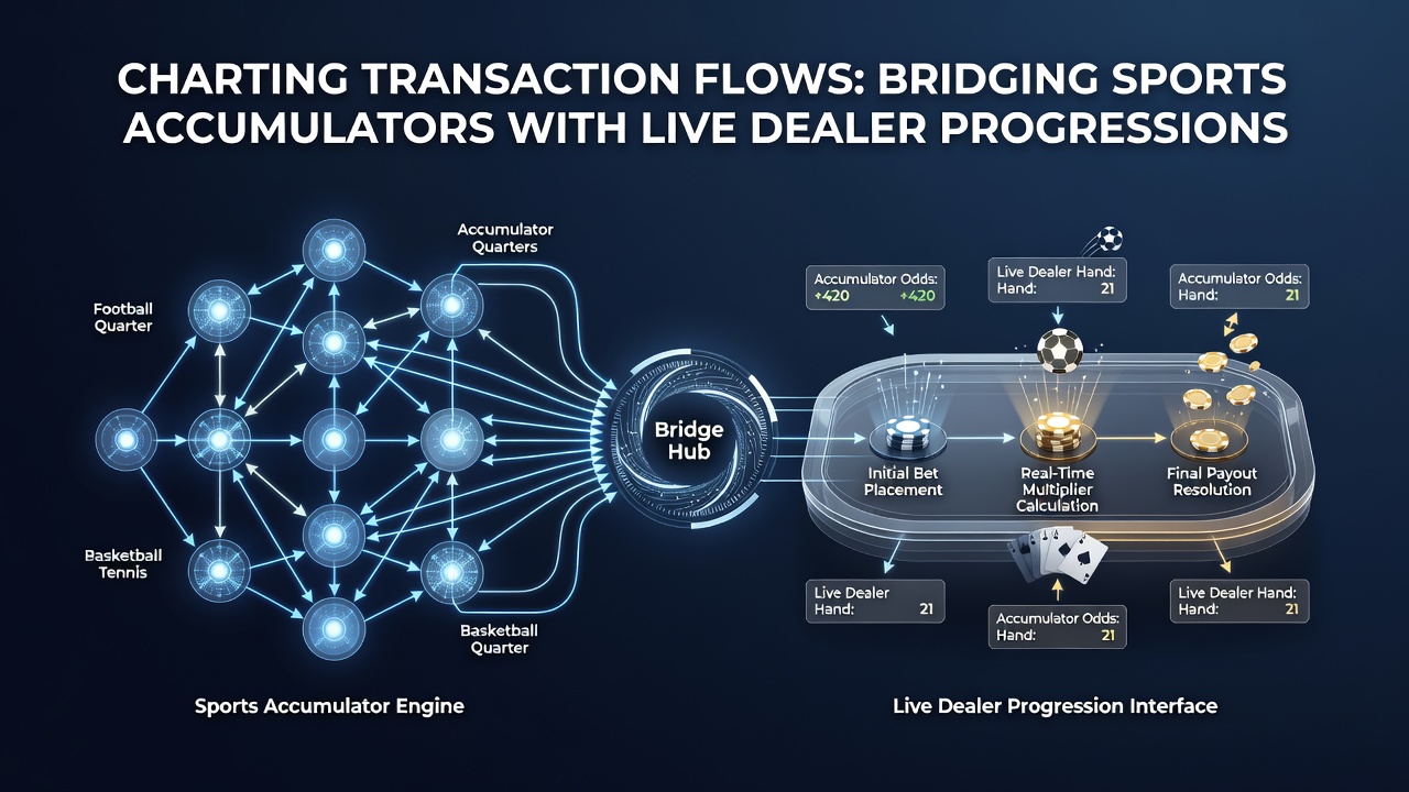 Flowchart of payment reconciliation between sports and live dealer systems