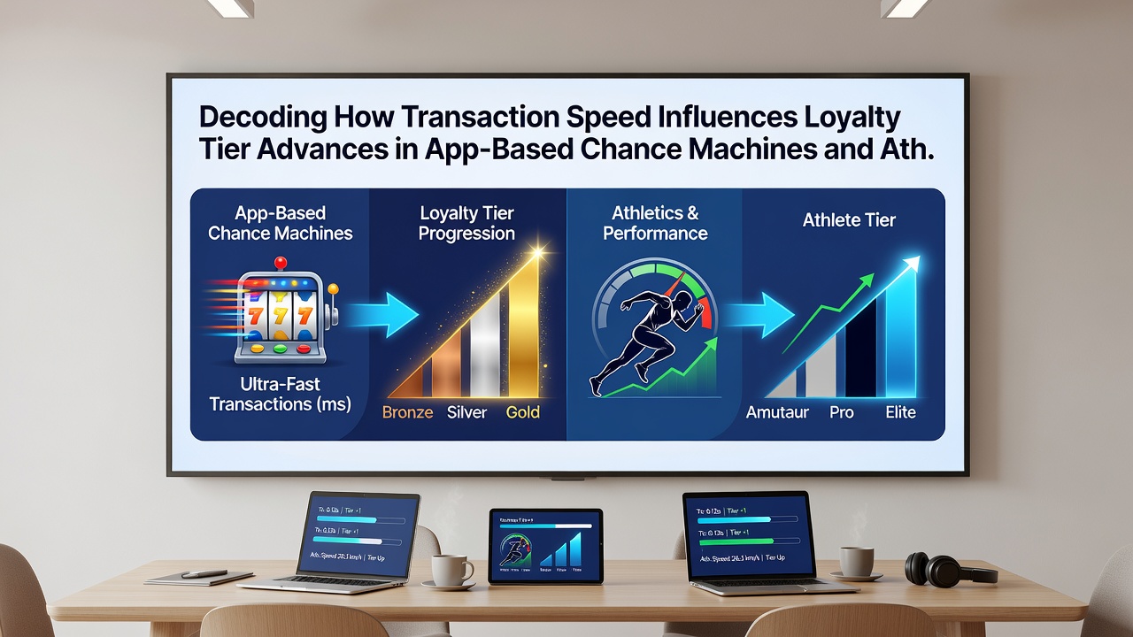 Dashboard analytics comparing transaction speeds and loyalty tier progression rates in prediction markets