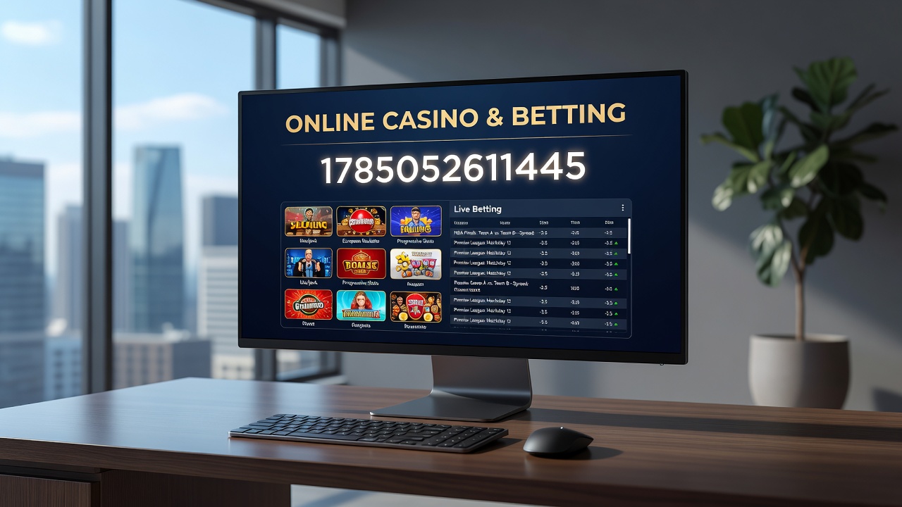Mobile device displaying combined casino slots and live sports betting interface with bonus notifications