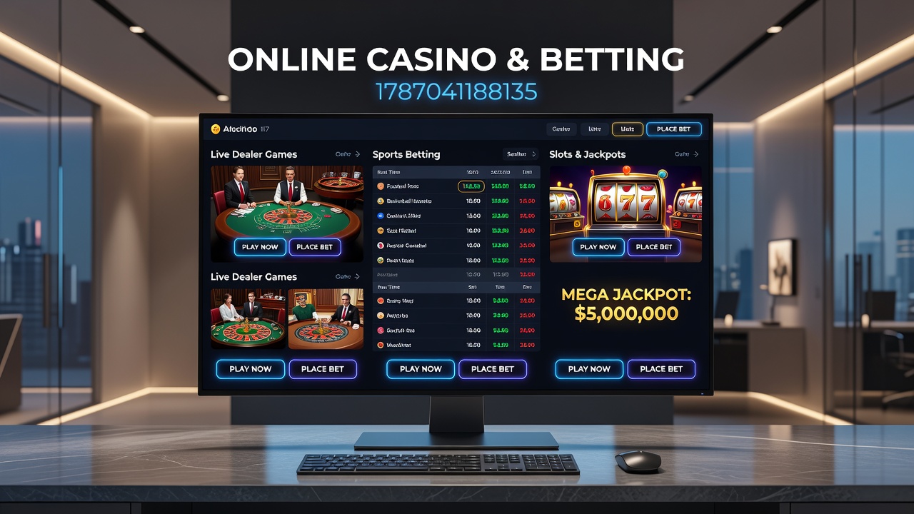 Mobile betting interface displaying live sports markets alongside casino game thumbnails and active promotions