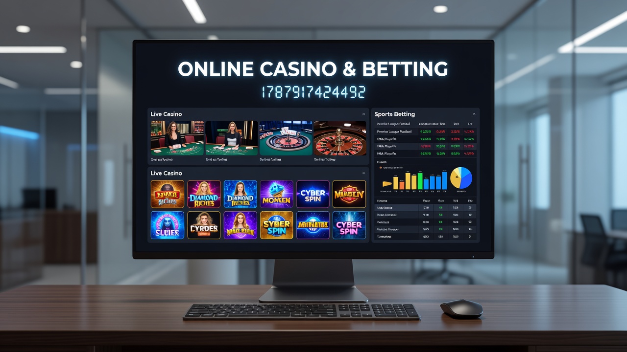 Mobile screen displaying combined casino games and sports betting interface with active promotions
