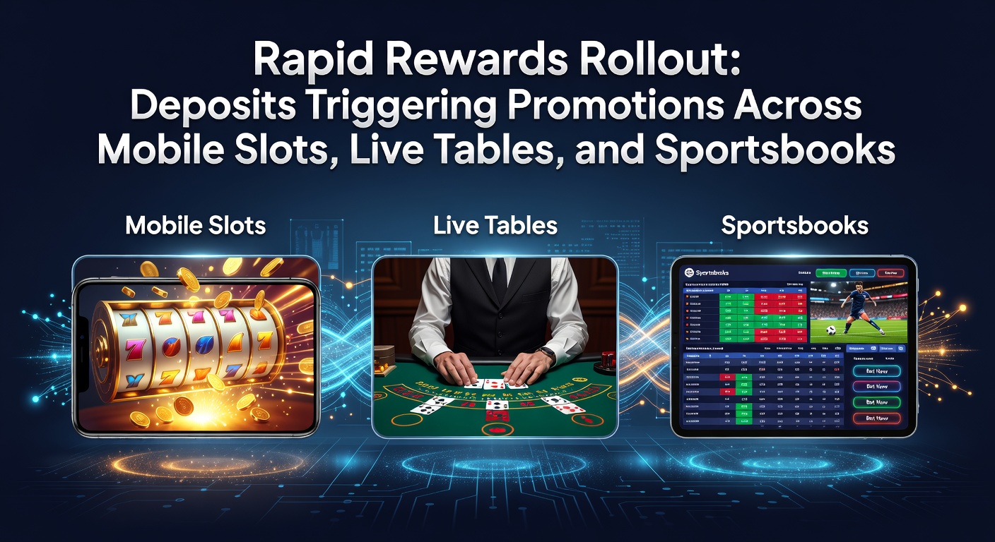 Screenshot of a mobile app interface displaying instant promo activation after deposit in slots section