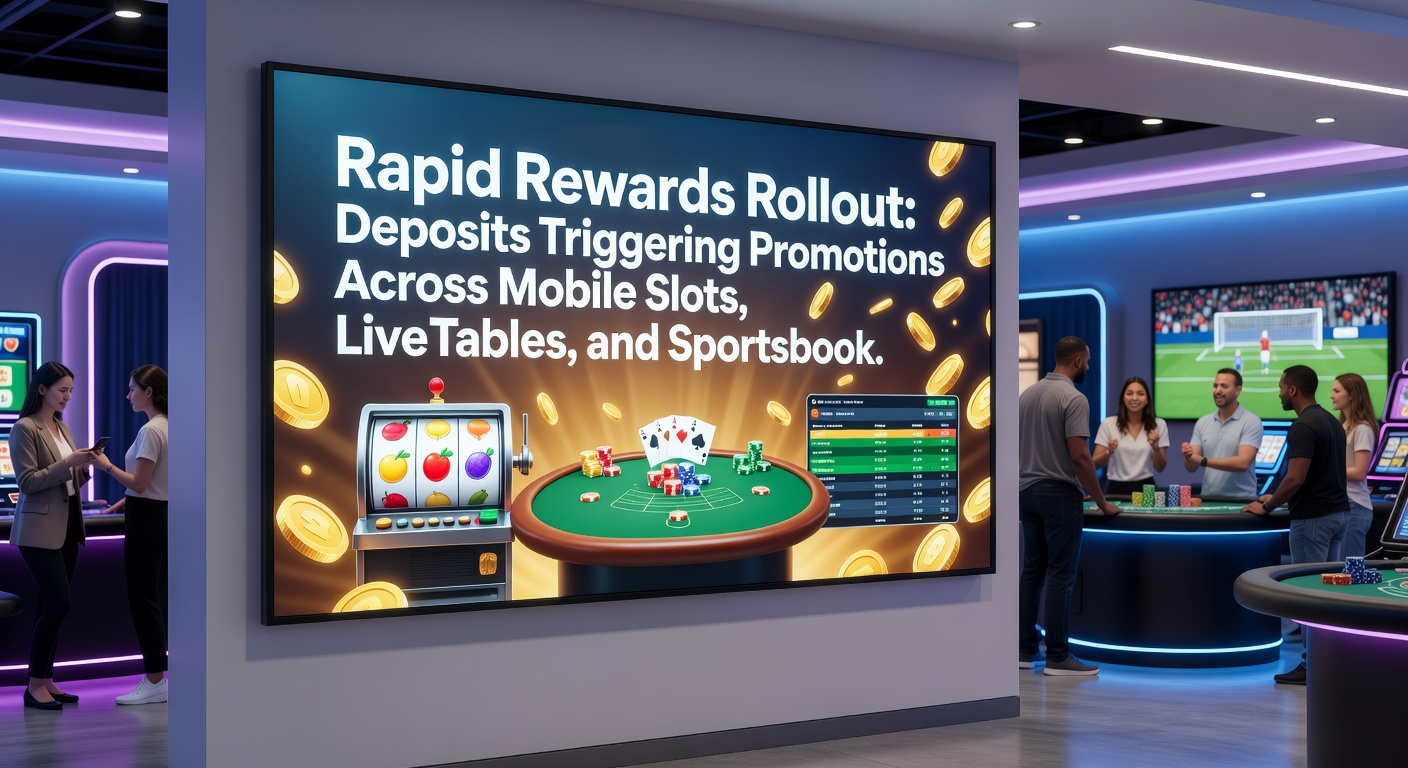 Dynamic graphic showing reward cascade from deposit to active bets on live tables and sports events